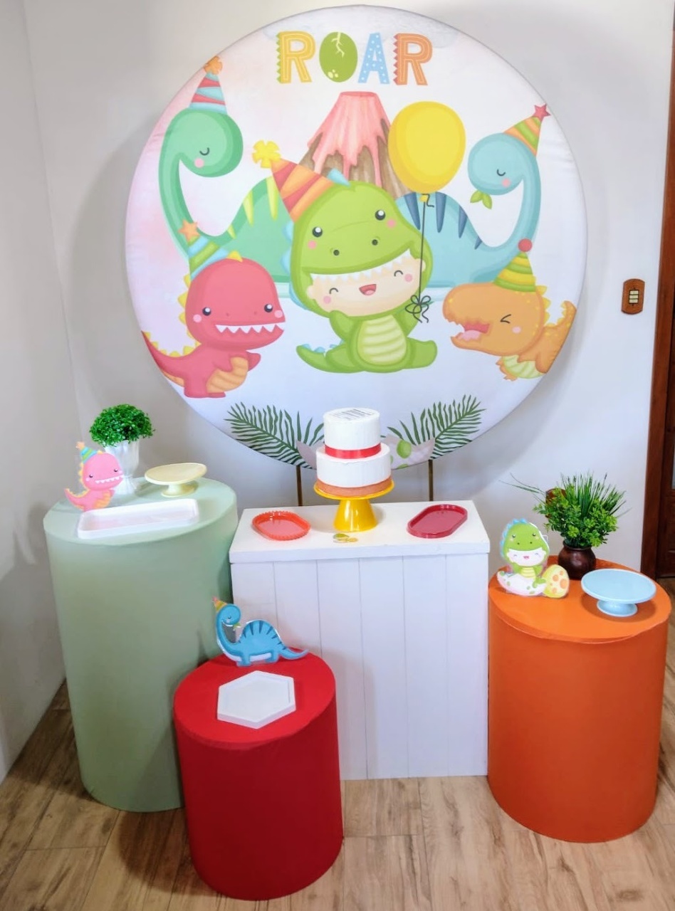 Kit Dinossauro Baby  Medio - Guaiba Pegue e Monte 