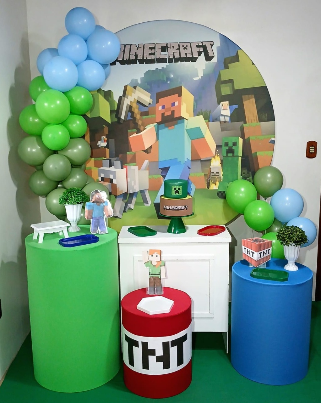 Kit Minecraft - Medio - Guaiba Pegue e Monte 