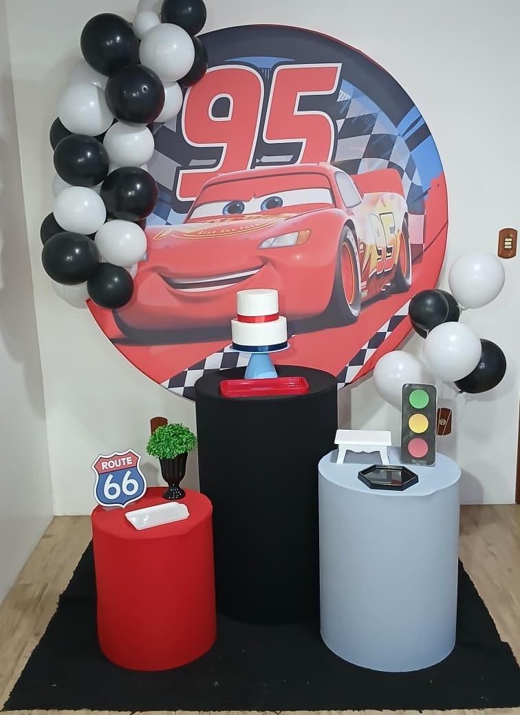 Kit Relâmpago Mcqueen  Compacto - Guaiba Pegue e Monte 