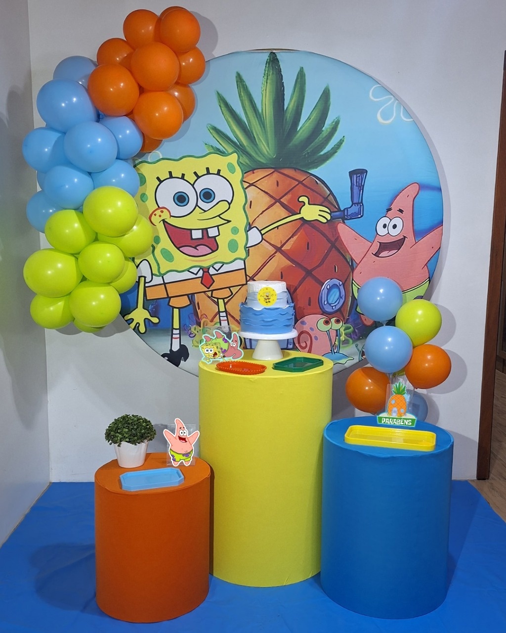 Kit Bob Esponja Compacto - Guaiba Pegue e Monte 