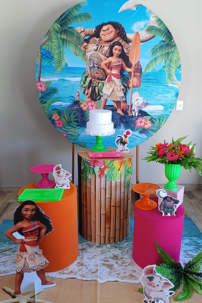 Kit Esmeralda Moana Adulta  - FuzarkaFestas