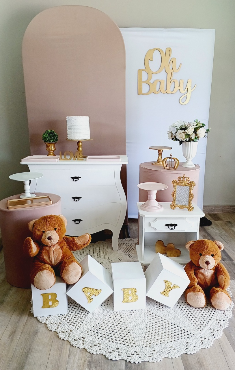 Kit Luxo Oh Baby - FuzarkaFestas