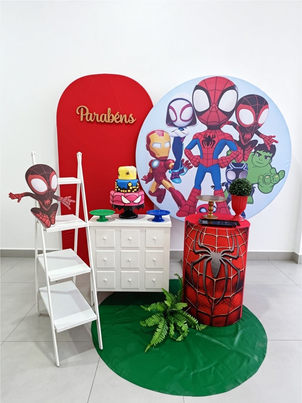 Composição Spidey E Seus Amigos - FuzarkaFestas