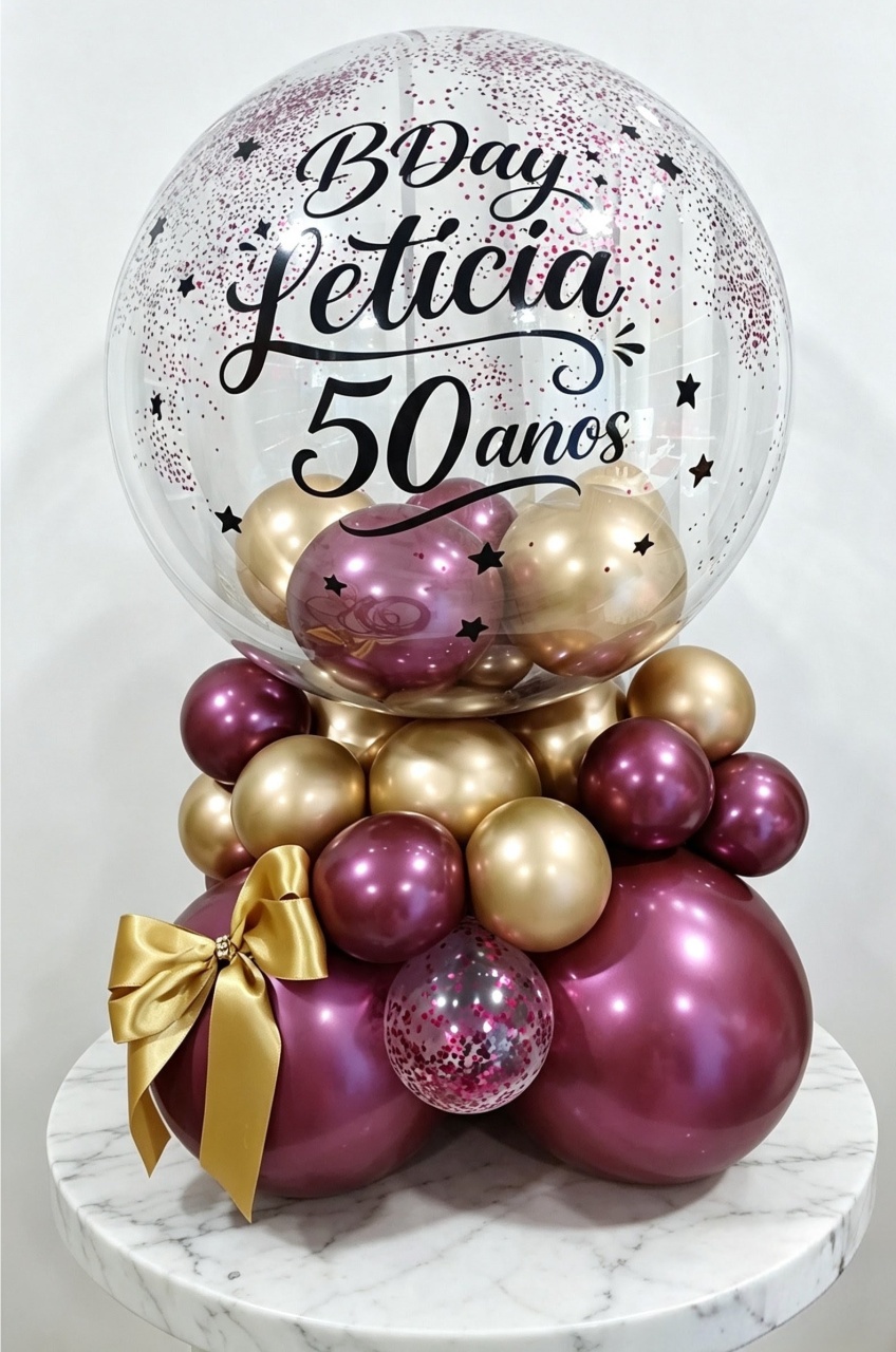 Arranjo de Balões Letícia - FuzarkaFestas