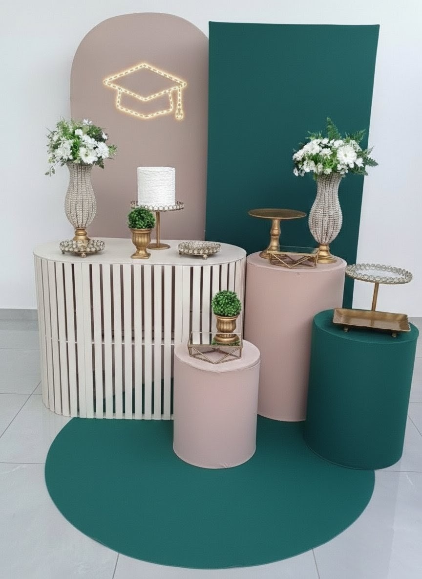 Composição Verde /Nude - FuzarkaFestas