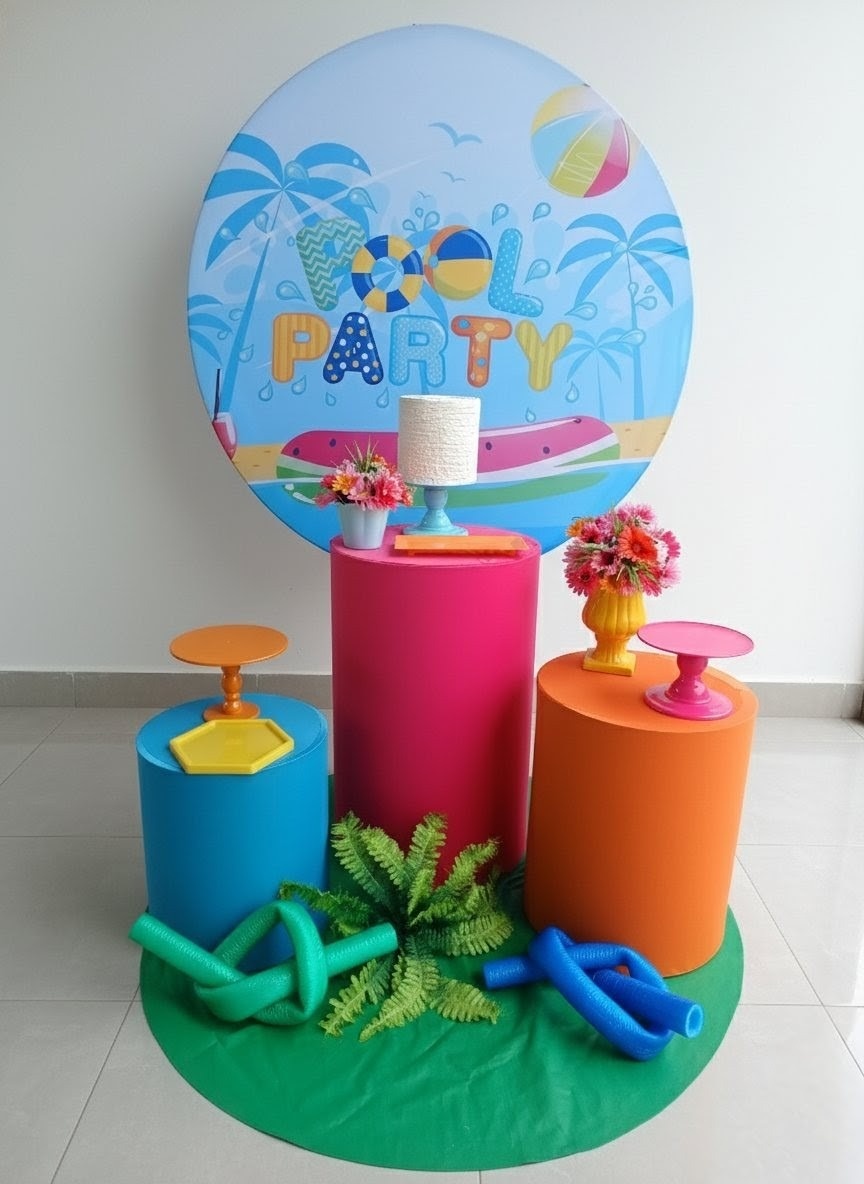 Kit Esmeralda Pool Party - FuzarkaFestas