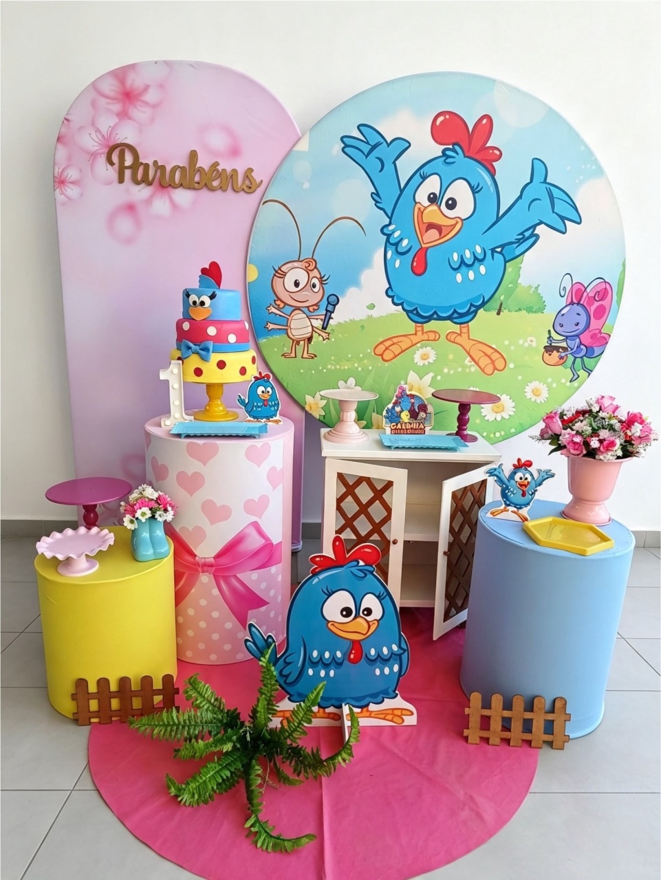 Kit Diamante Galinha Pintadinha - FuzarkaFestas