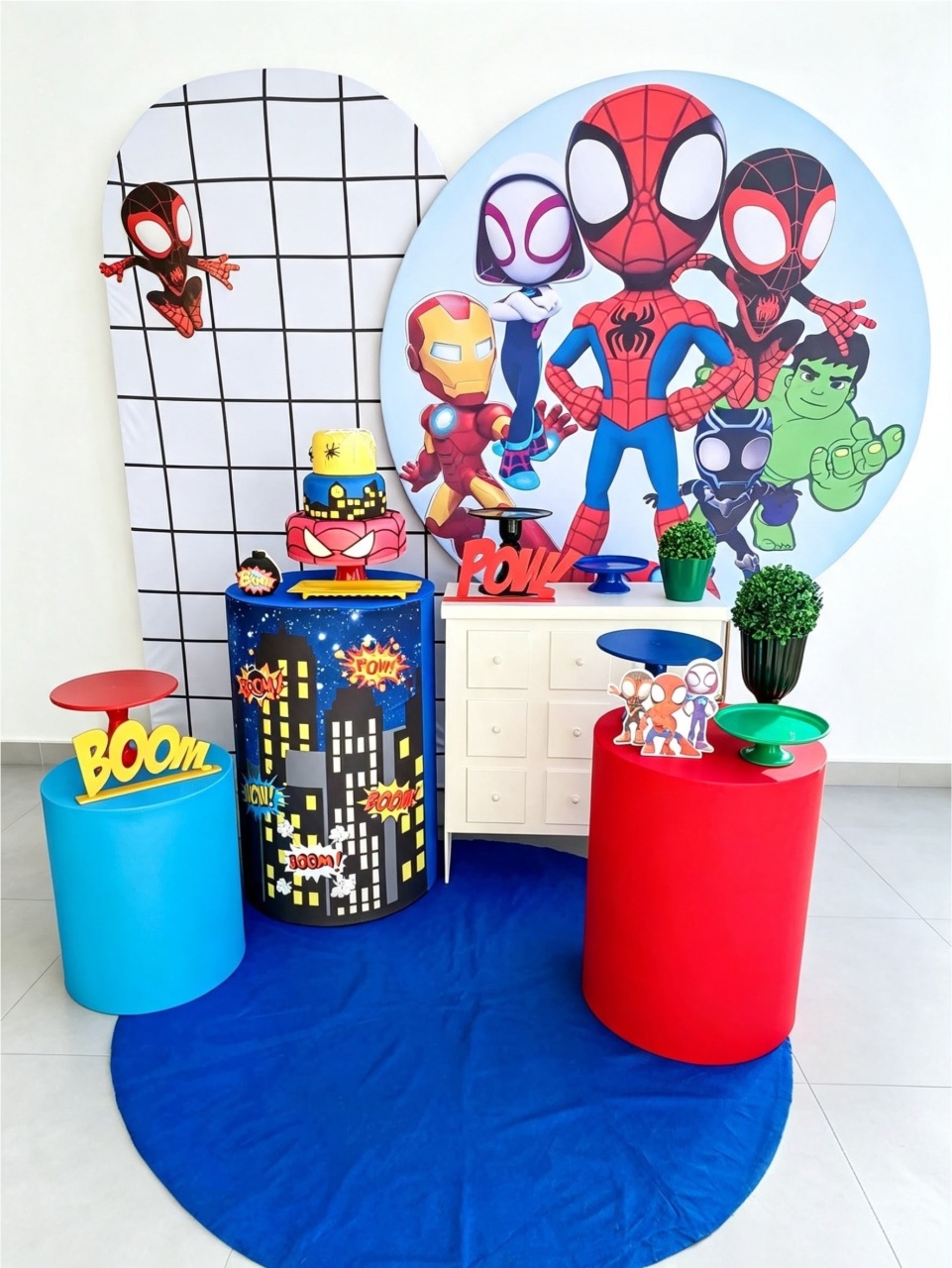 Kit Diamante Spidey E Seus Amigos - FuzarkaFestas