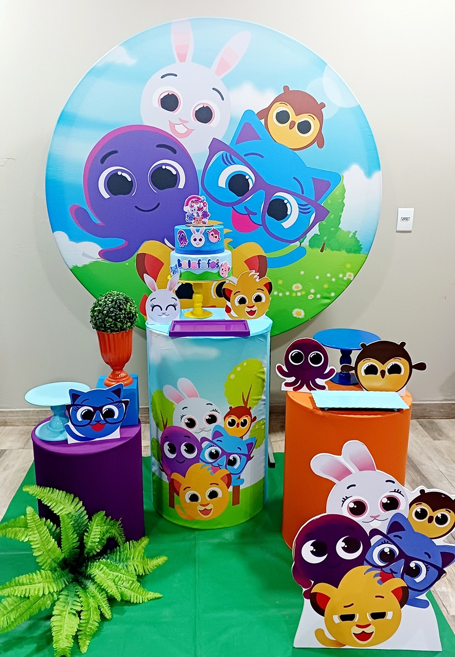 Kit Esmeralda  Bolos Fofos  Menino - FuzarkaFestas