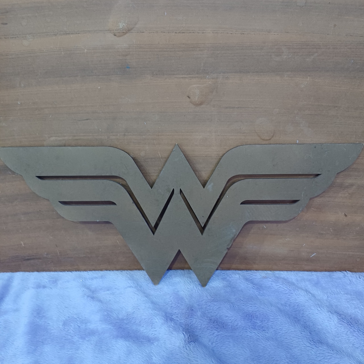Placa Mdf Mulher Maravilha - FuzarkaFestas