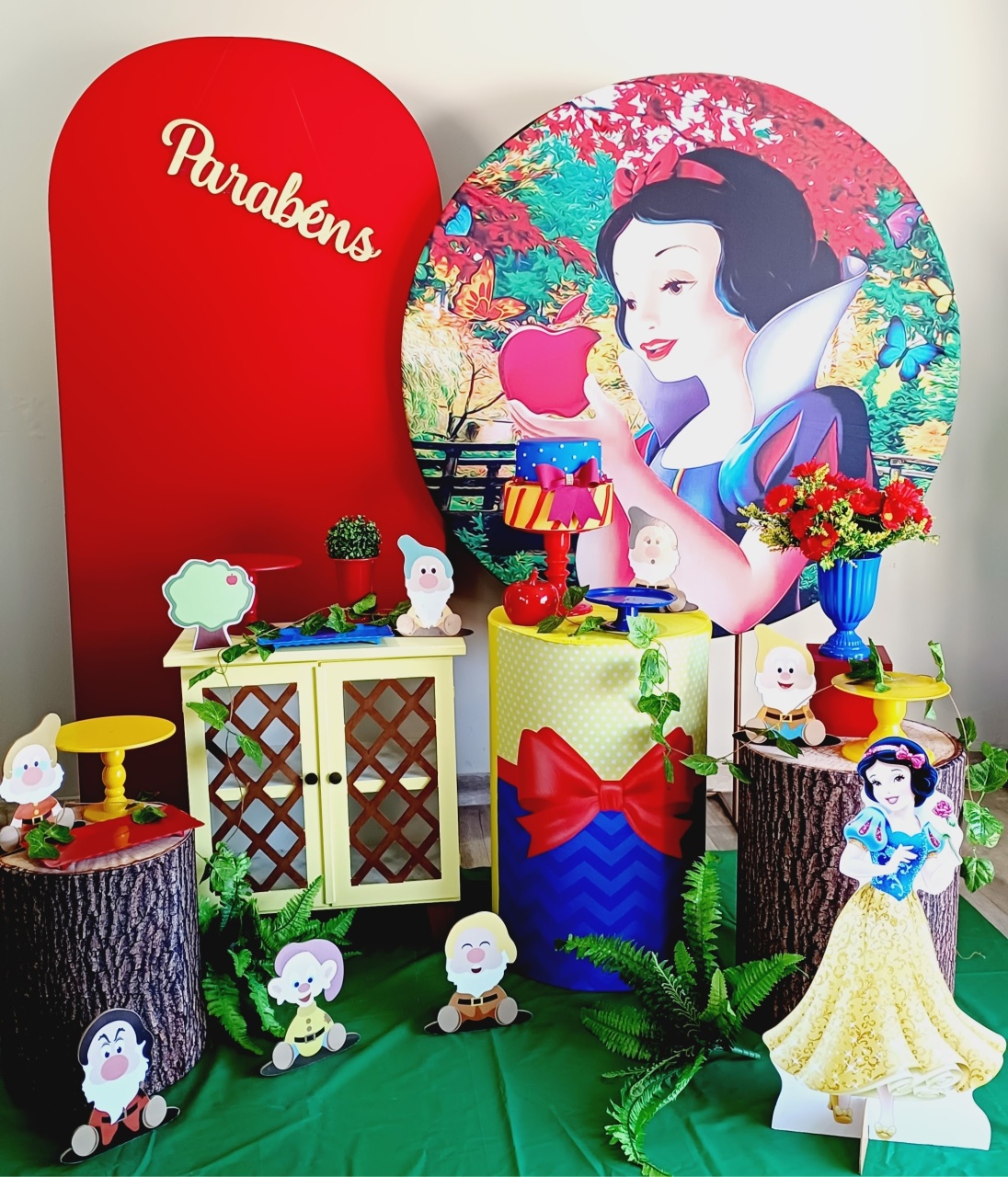 Kit Diamante   Branca de Neve   - FuzarkaFestas