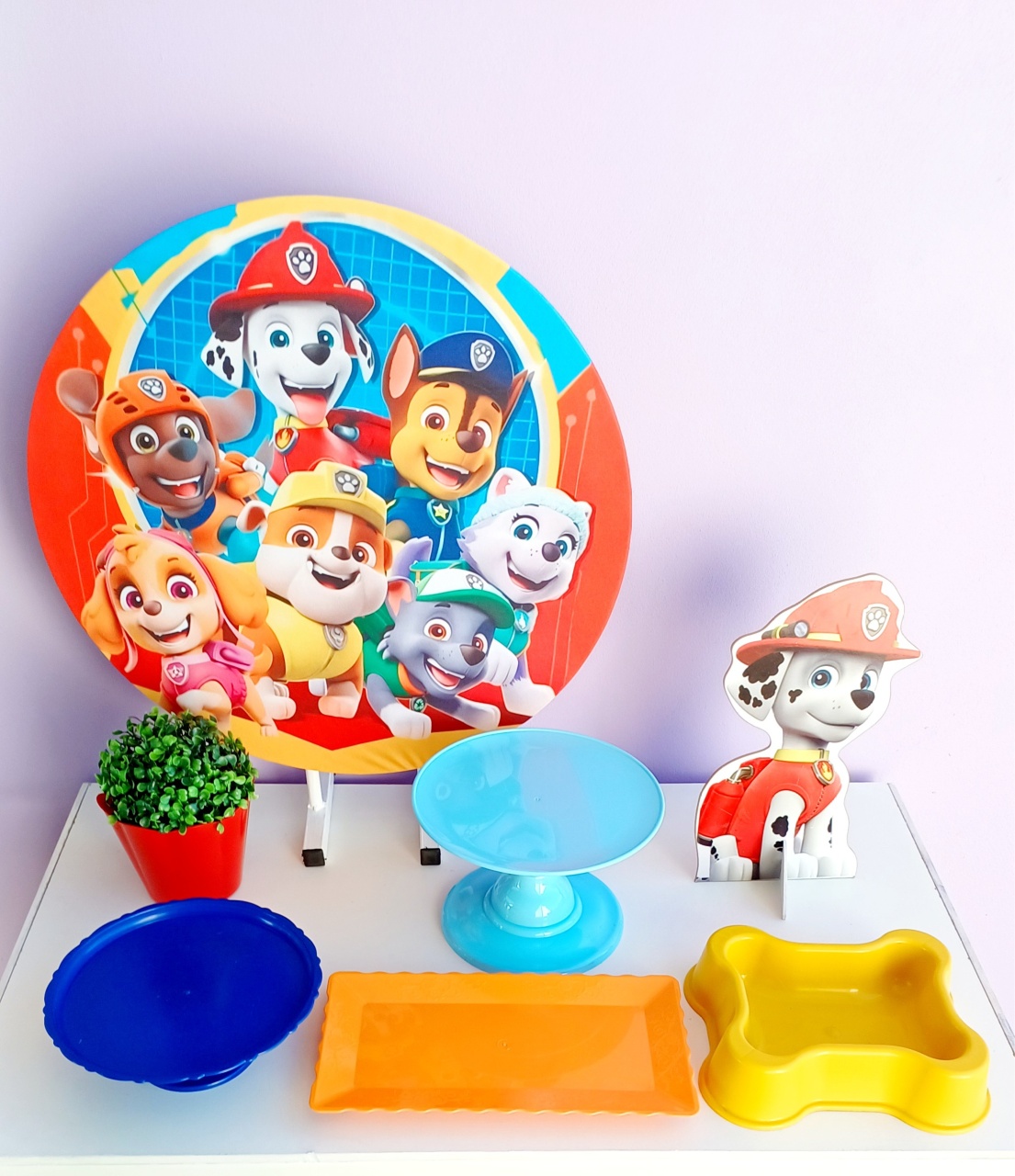 Kit Festa Na Mesa Patrulha Canina - FuzarkaFestas