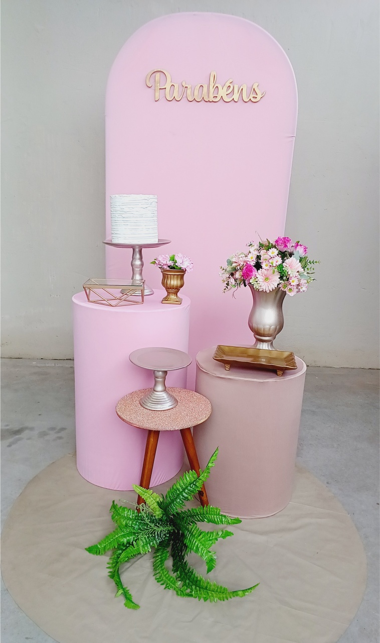 Kit Esmeralda Rosa Bb Adulto - FuzarkaFestas