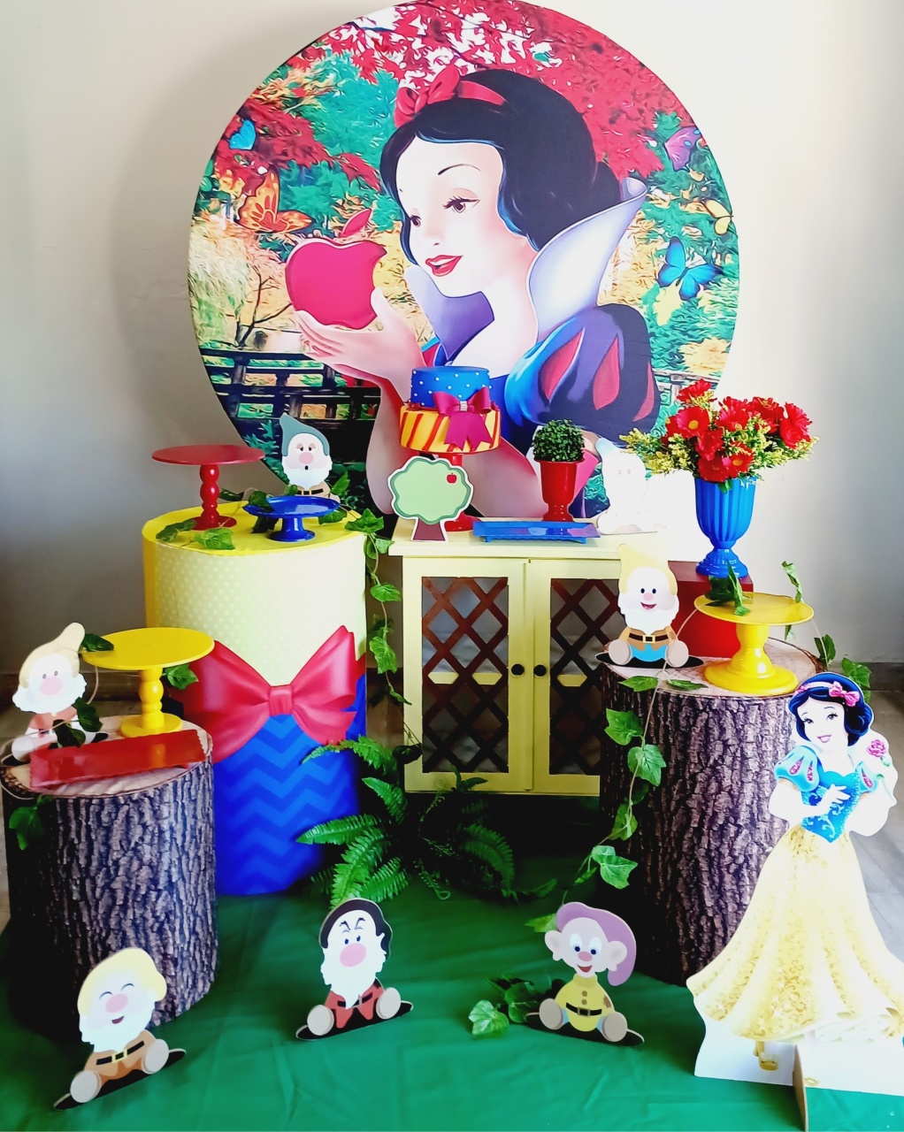 Kit Rubi  Branca de Neve  - FuzarkaFestas