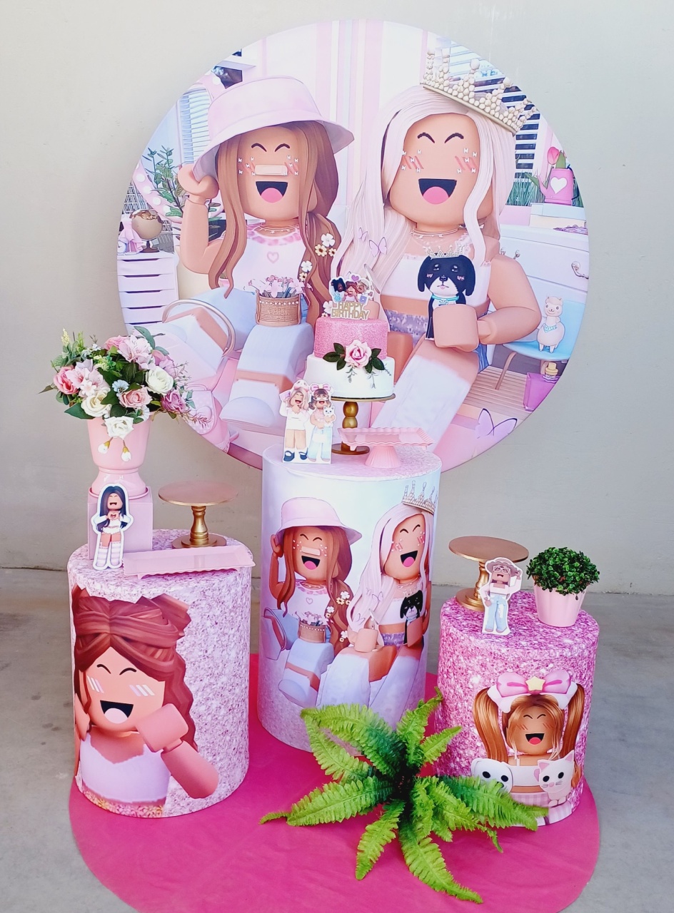 Kit Esmeralda Roblox Menina - FuzarkaFestas