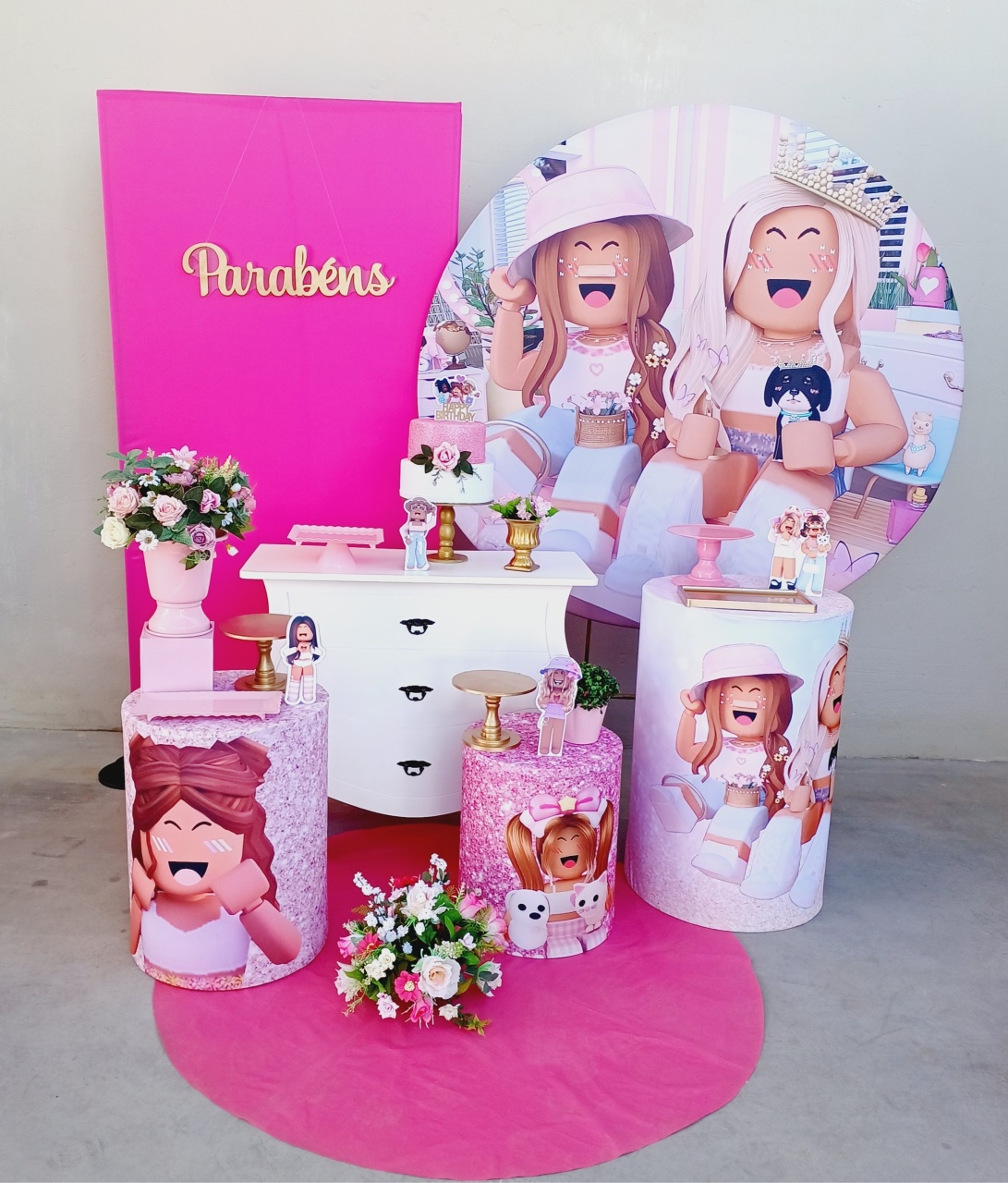 Kit Diamante Roblox Menina  - FuzarkaFestas