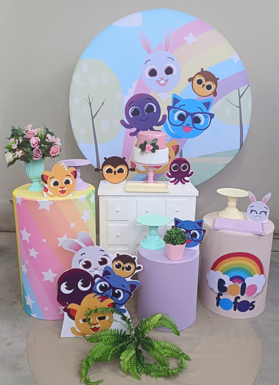Kit Rubi Bolos Fofos (Menina)  - FuzarkaFestas