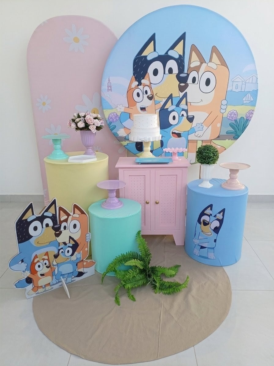 Kit Diamante Bluey (Menina) - FuzarkaFestas