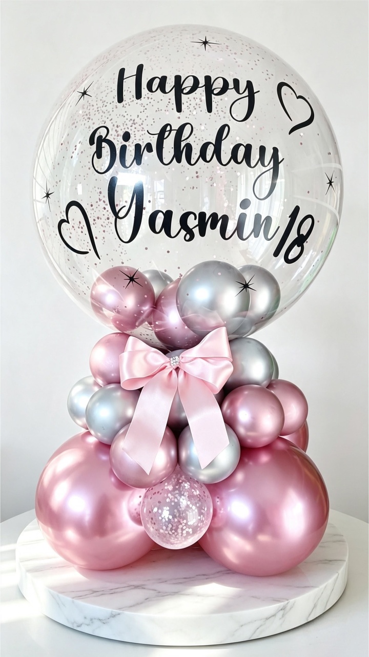 Arranjo de Balões Yasmin - FuzarkaFestas