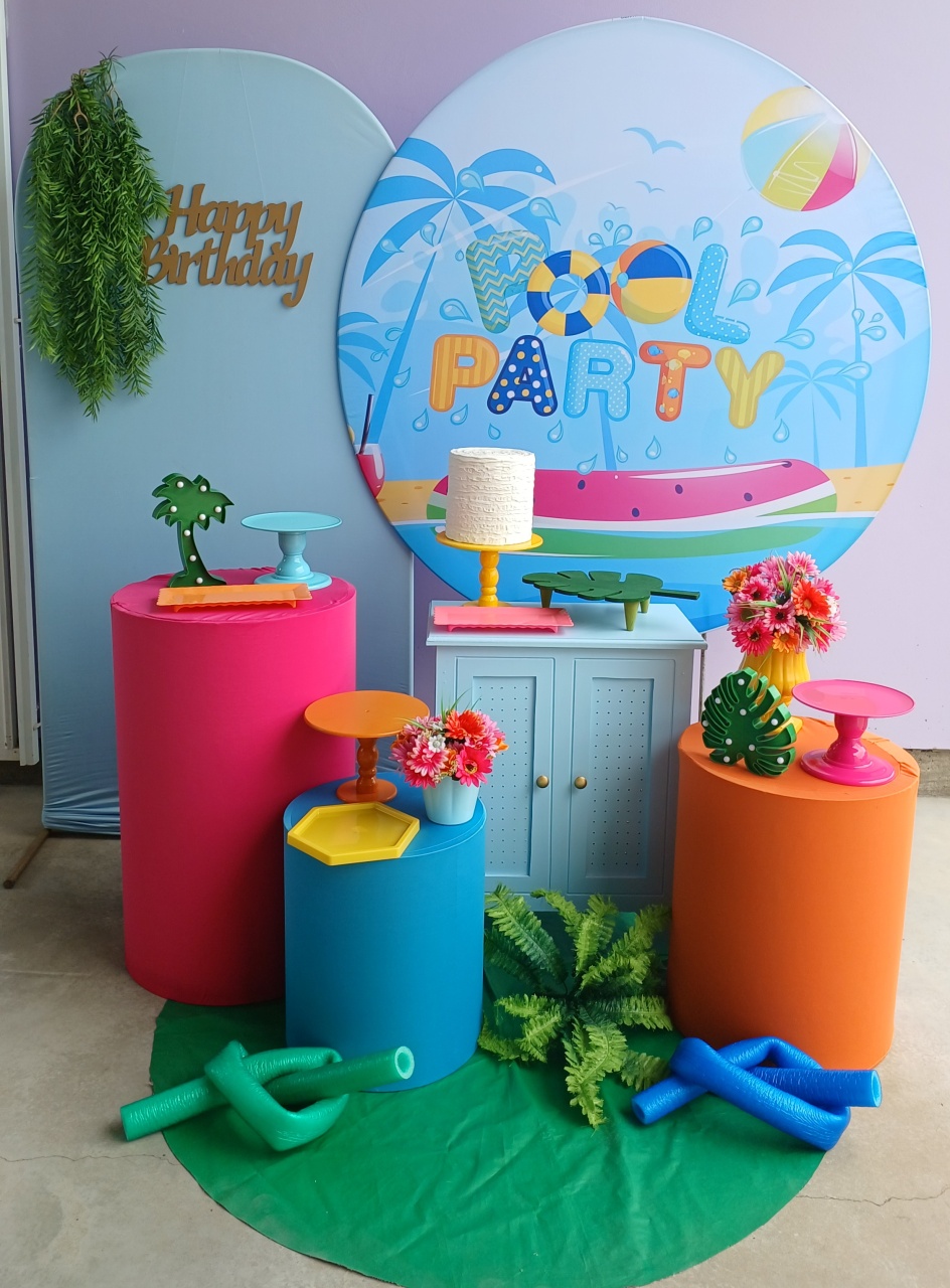 Kit Diamante Pool Party - FuzarkaFestas