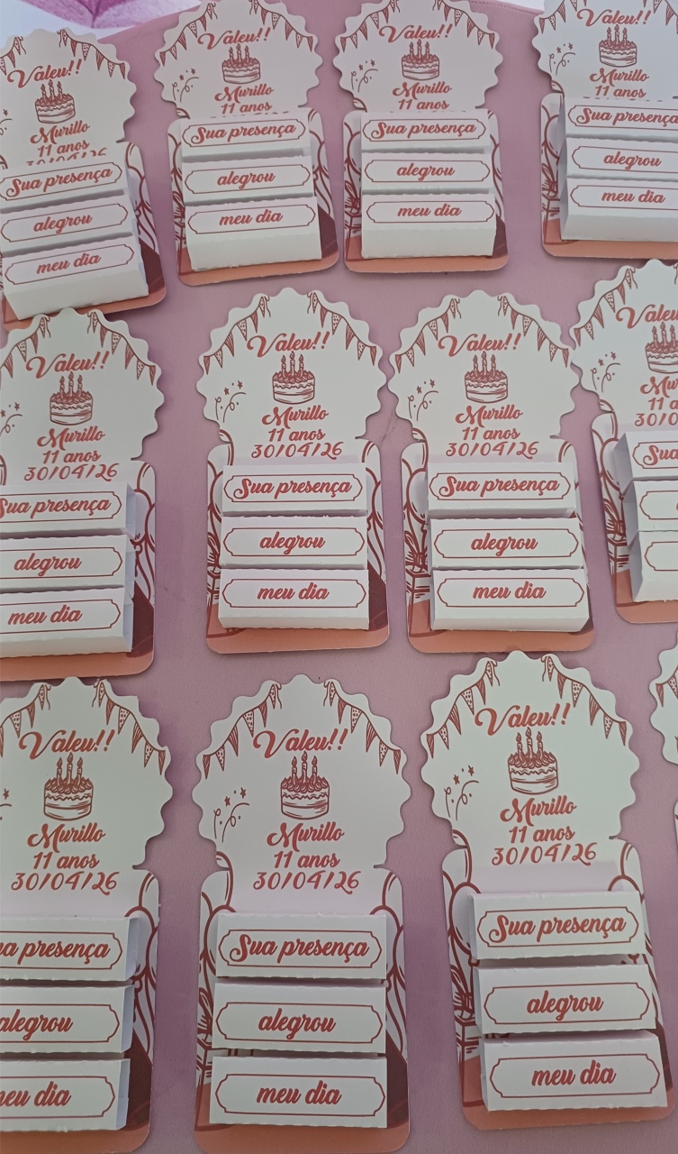 Lembrancinha Porta Bis - FuzarkaFestas