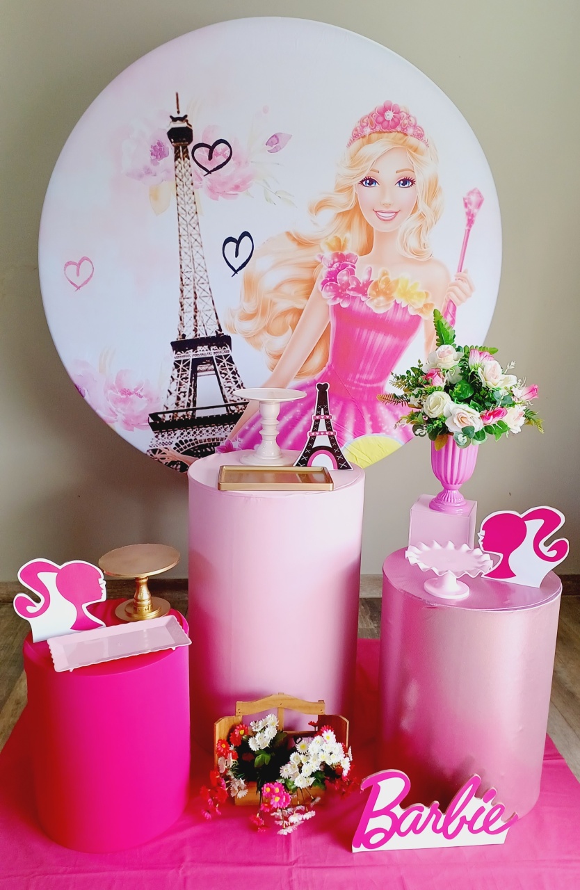 Kit Esmeralda Barbie 1 - FuzarkaFestas