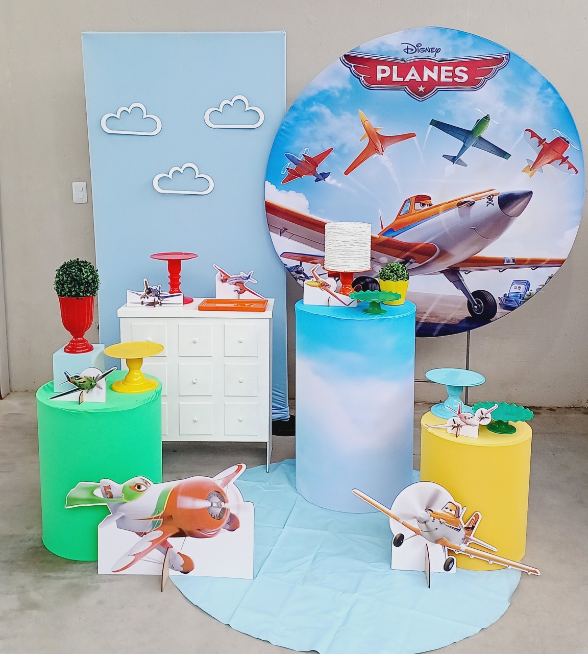 Kit Diamante  Aviões Disney - FuzarkaFestas