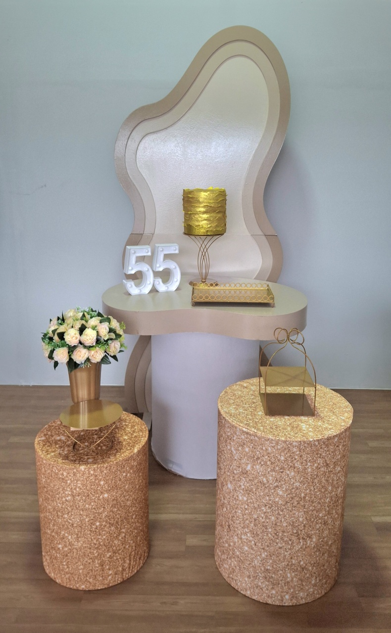 Painel Mdf Ondas - FESTEJAR PEGUE E MONTE E BALÕES