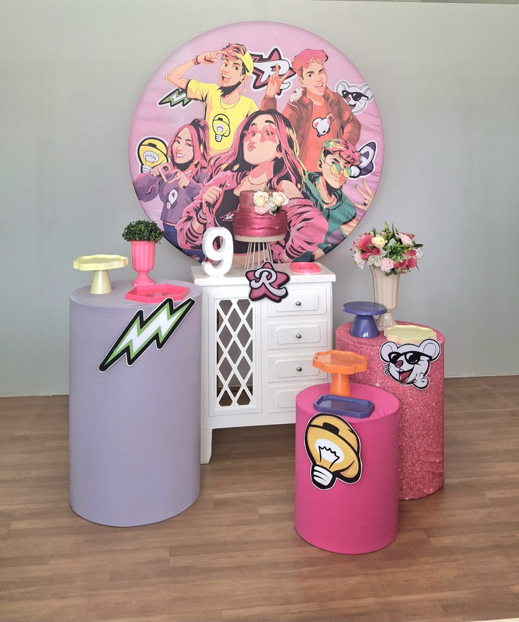 Kit Master dos Rosa - FESTEJAR PEGUE E MONTE E BALÕES