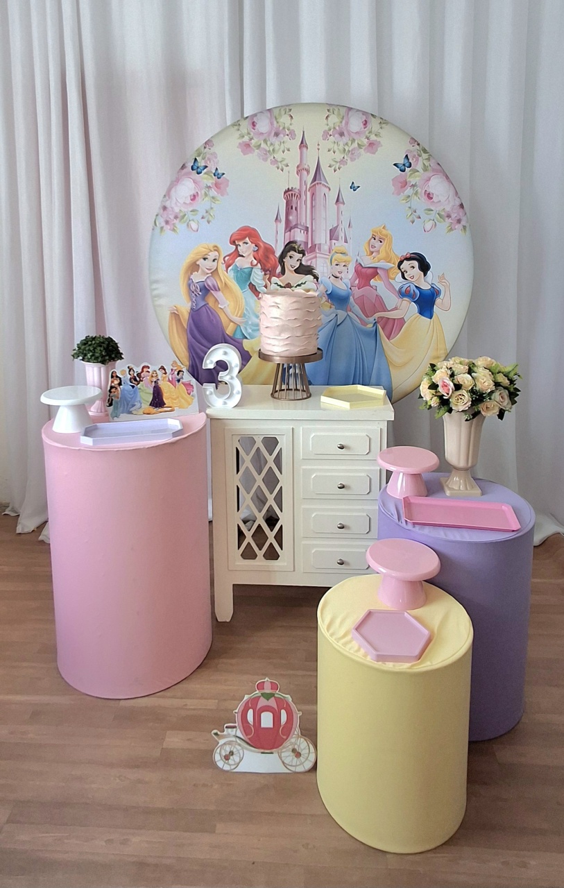 Kit Master Princesas - FESTEJAR PEGUE E MONTE E BALÕES