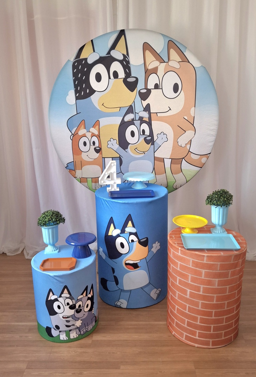 Bluey Kit Master - FESTEJAR PEGUE E MONTE E BALÕES