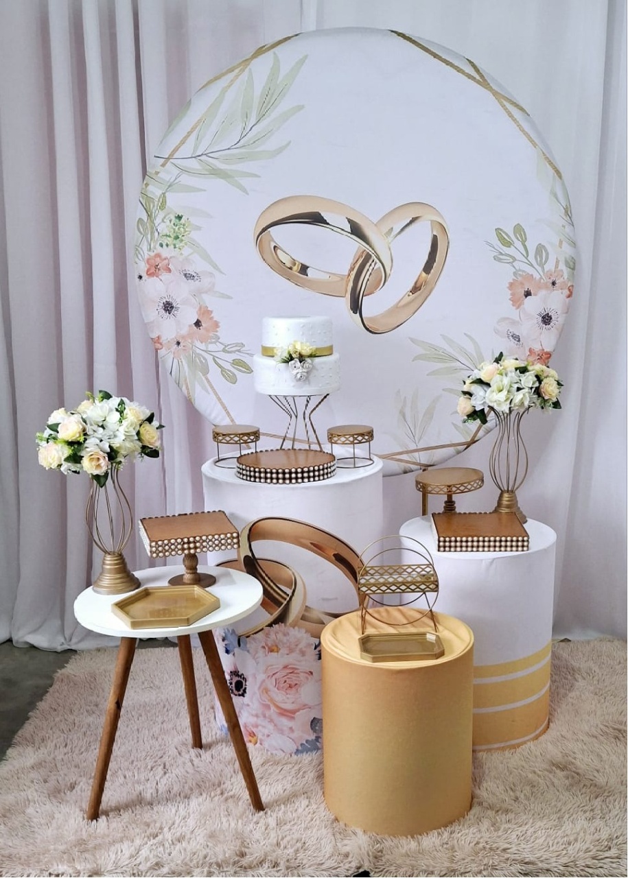  Kit Casamento Aliança - FESTEJAR PEGUE E MONTE E BALÕES