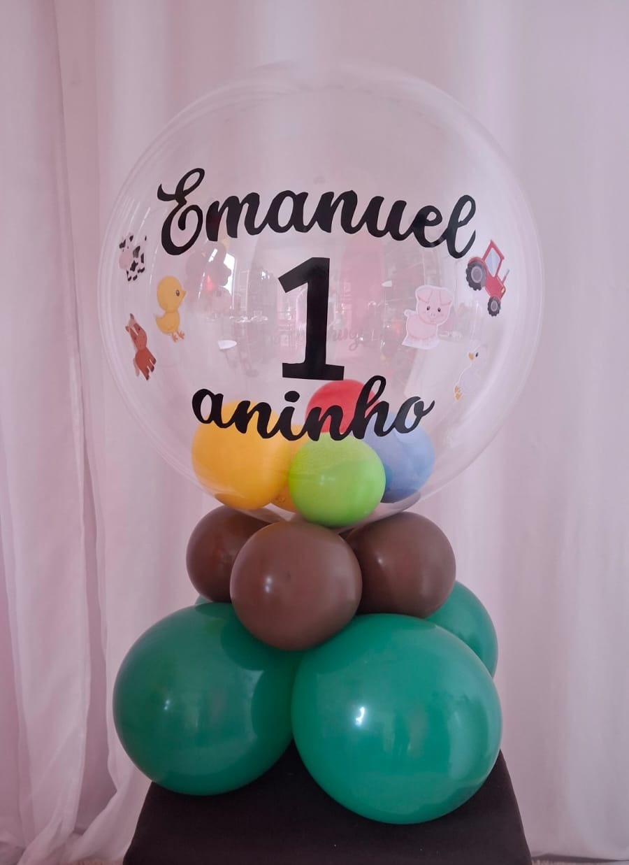 Balão Personalizado  - FESTEJAR PEGUE E MONTE E BALÕES