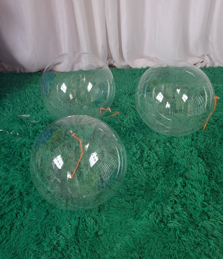 Balão Transparente - FESTEJAR PEGUE E MONTE E BALÕES