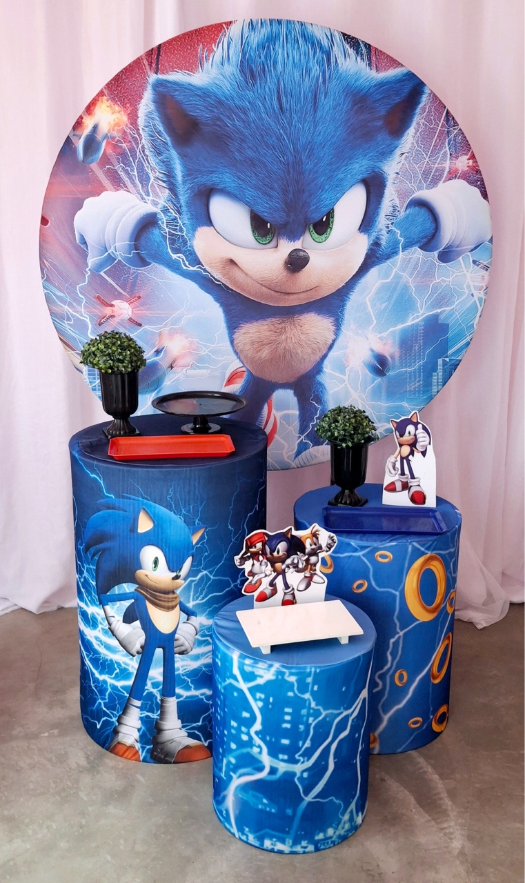 Sonic 2 Kit Essencial - FESTEJAR PEGUE E MONTE E BALÕES
