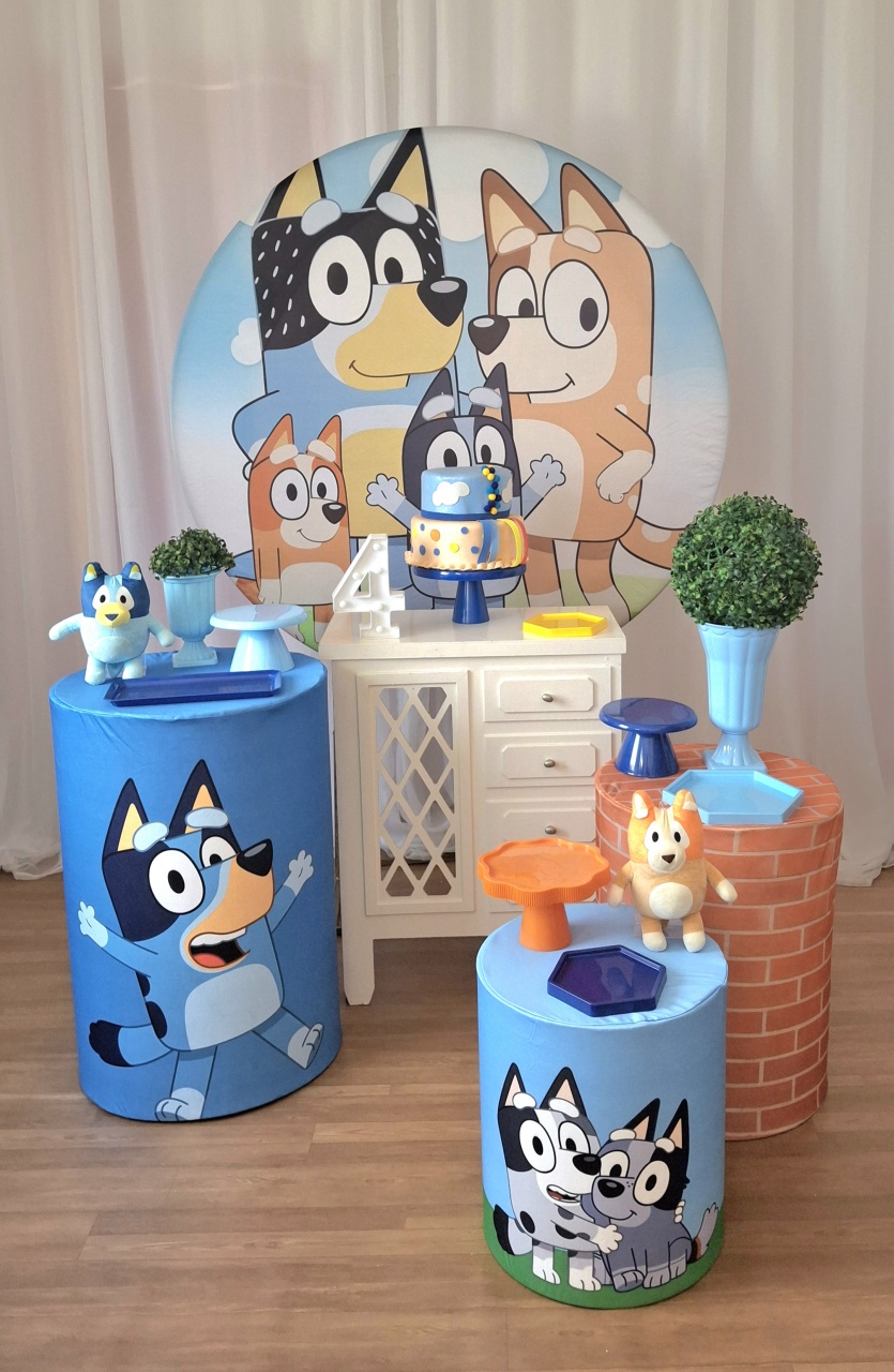 Bluey Kit Master - FESTEJAR PEGUE E MONTE E BALÕES