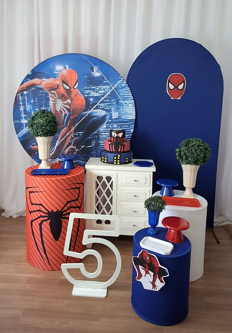 Kit Luxo Homem Aranha - FESTEJAR PEGUE E MONTE E BALÕES