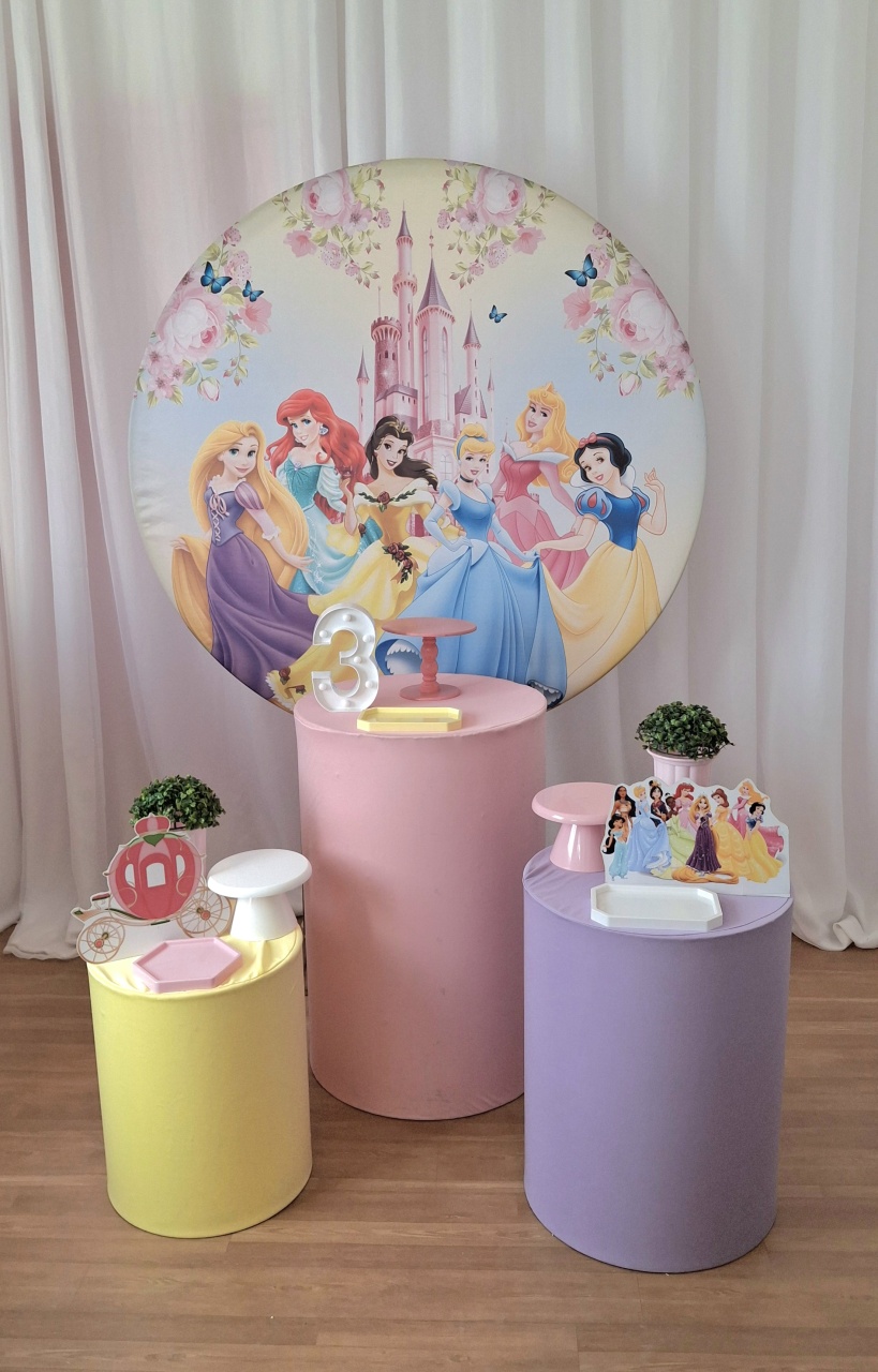 Kit Essencial Princesas - FESTEJAR PEGUE E MONTE E BALÕES