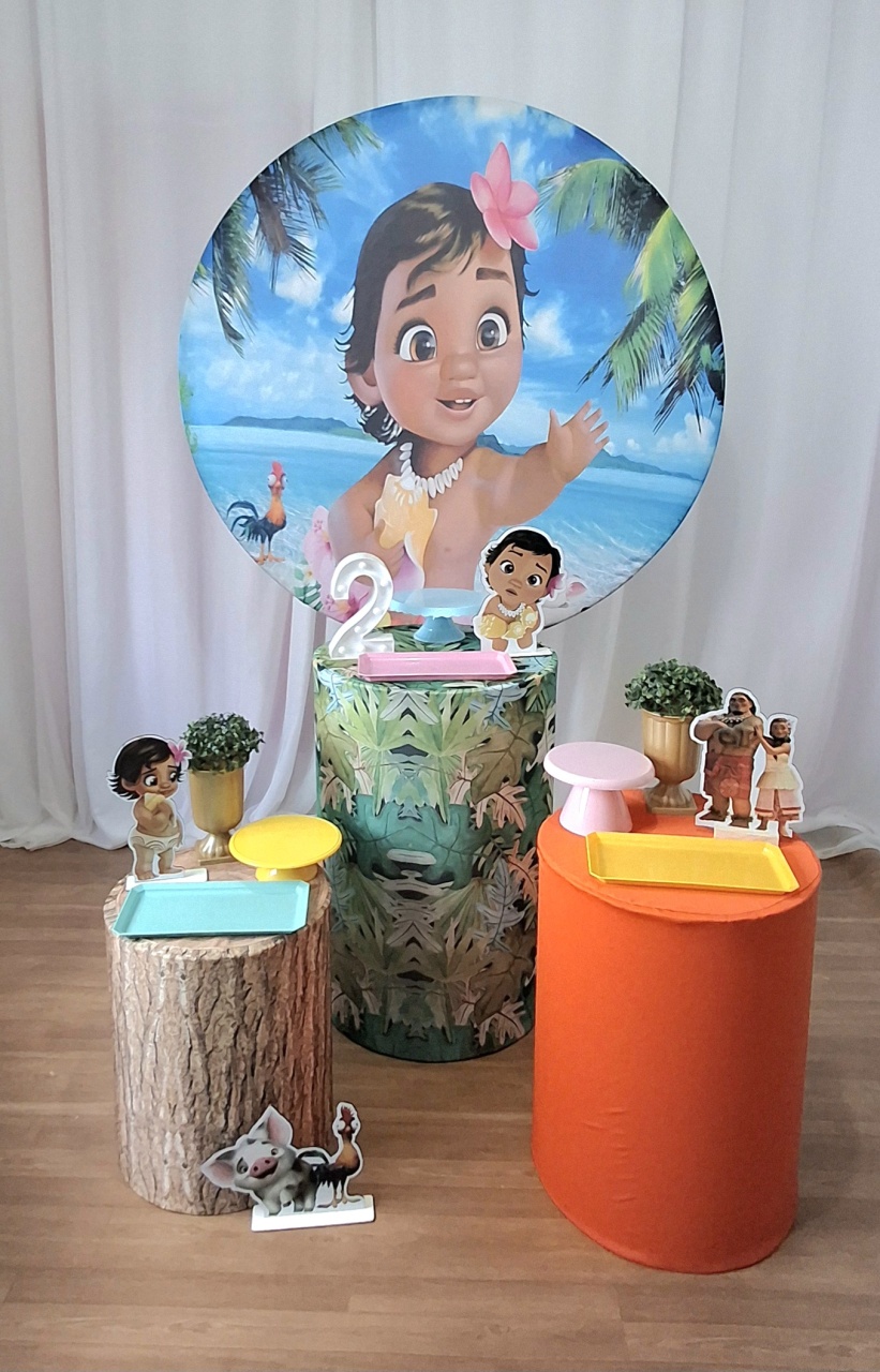 Moana Baby Kit Essencial - FESTEJAR PEGUE E MONTE E BALÕES