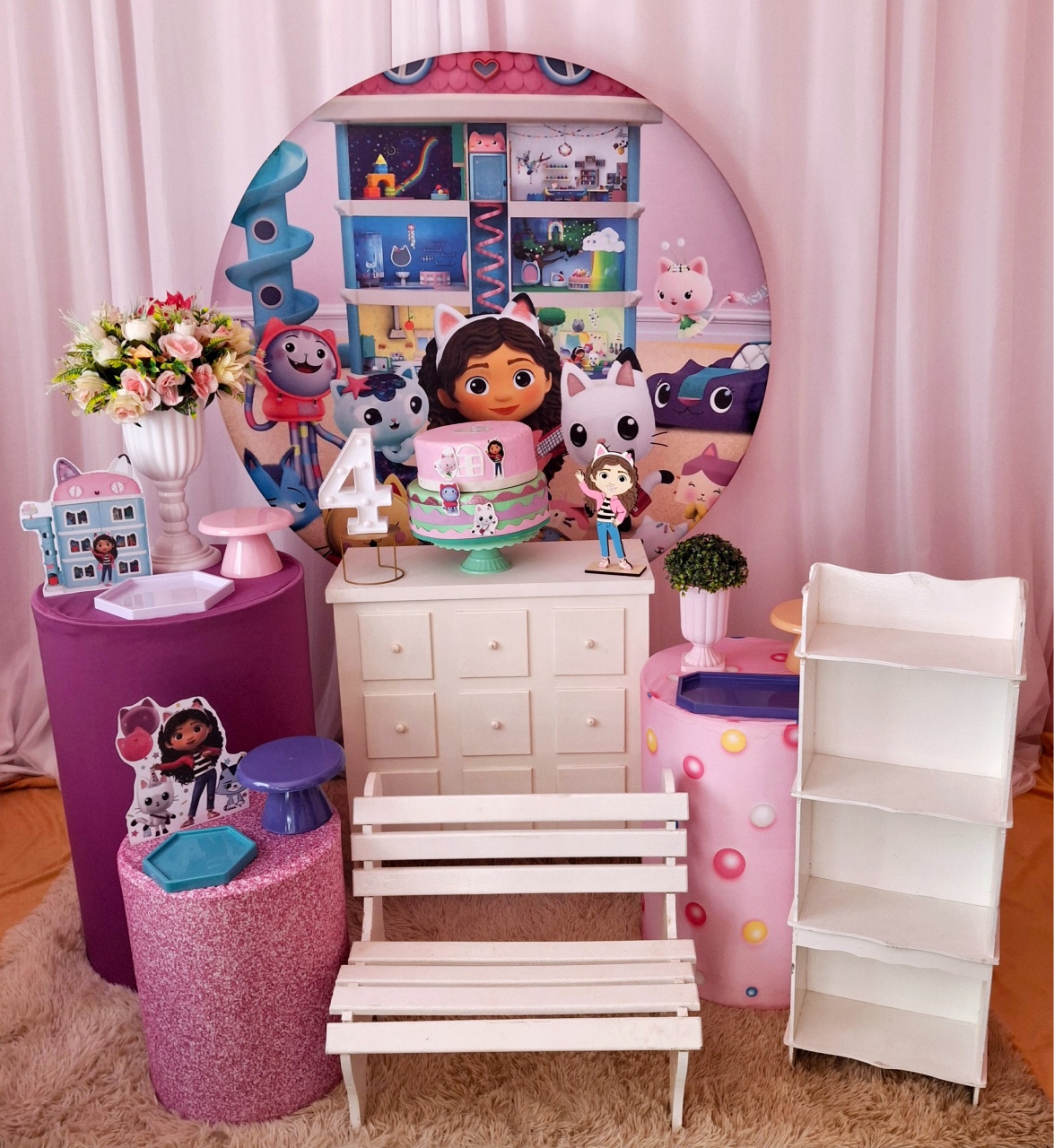 Casa Mágica Gaby Kit Luxo - FESTEJAR PEGUE E MONTE E BALÕES