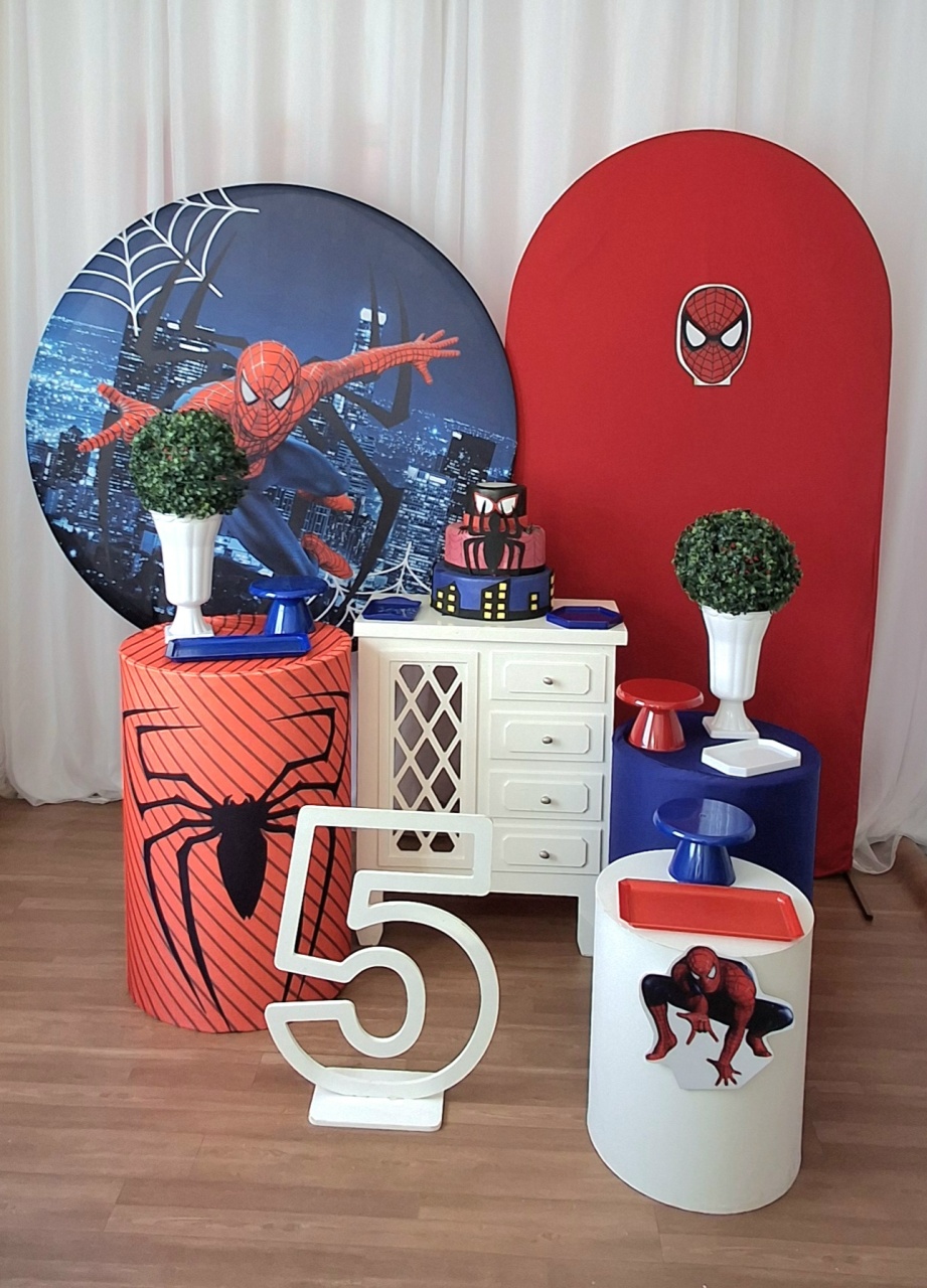Homem Aranha Kit Luxo - FESTEJAR PEGUE E MONTE E BALÕES