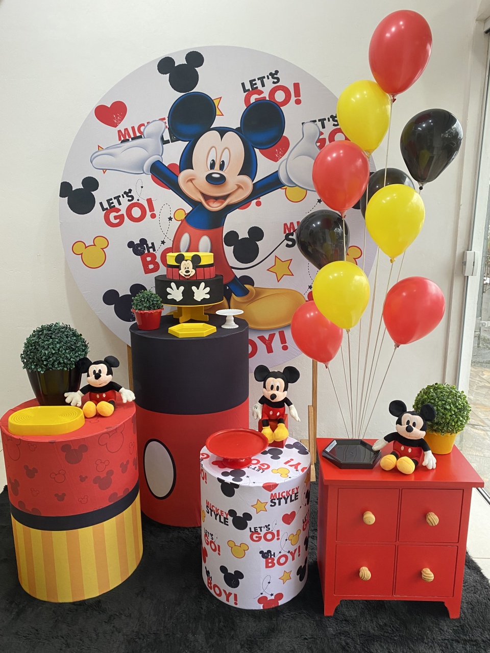 Kit Ouro Mickey - Azza Decor