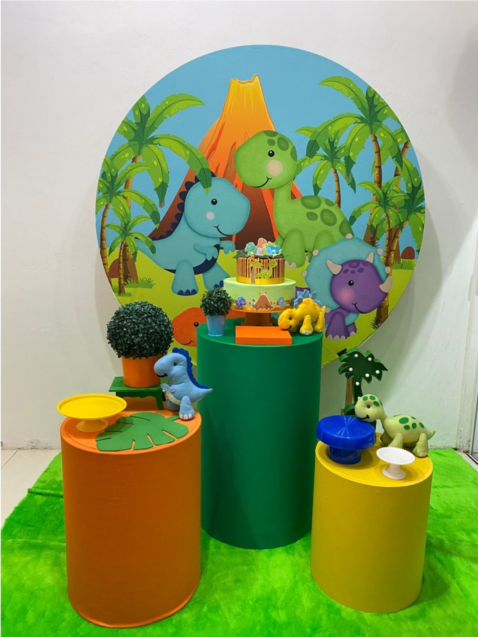 Kit Prata - Dino Baby - Azza Decor