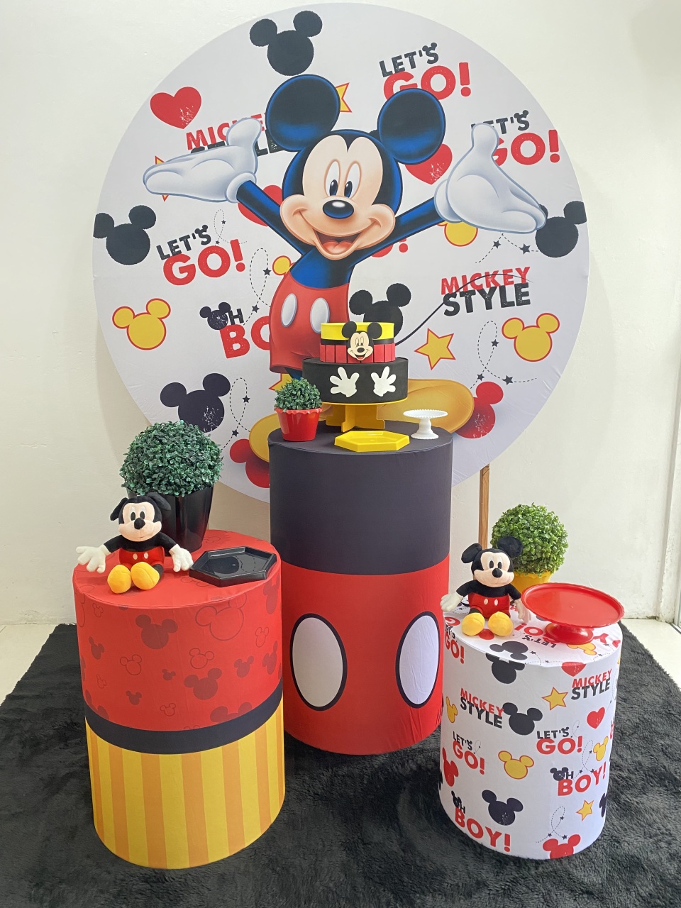 Kit Prata Mickey - Azza Decor