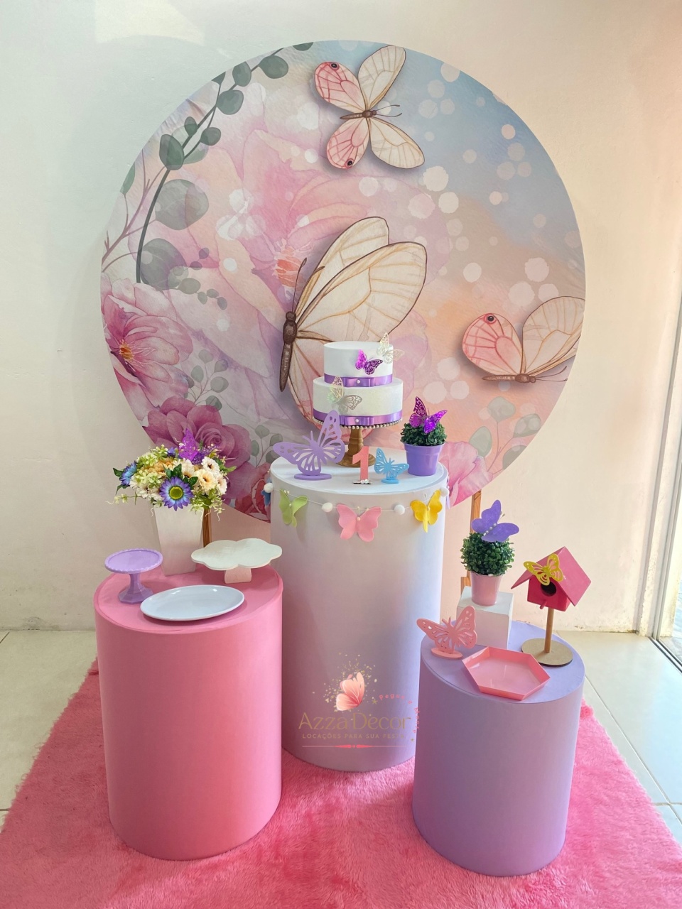 Borboleta - Kit Prata  - Azza Decor