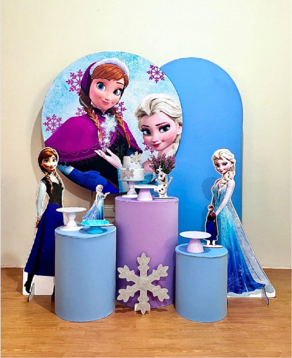 Frozen - Kit Promocional Prata Plus C/Romano - FestAí Pegue Monte