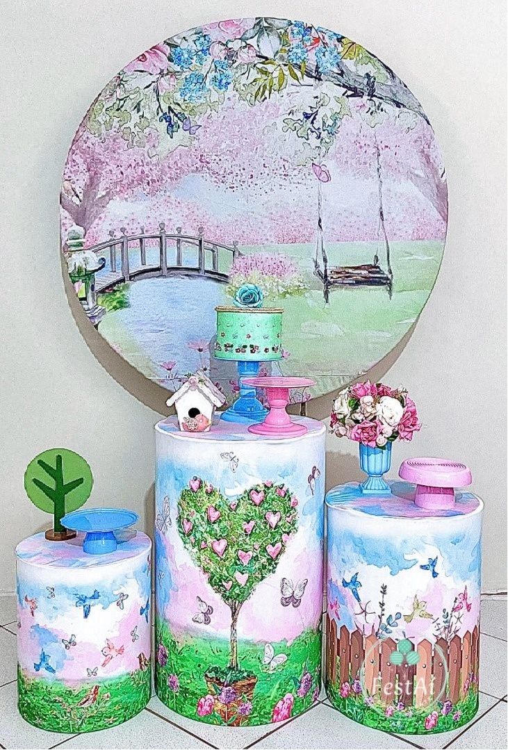Jardim Aquarela - Kit Promocional Prata - FestAí Pegue Monte