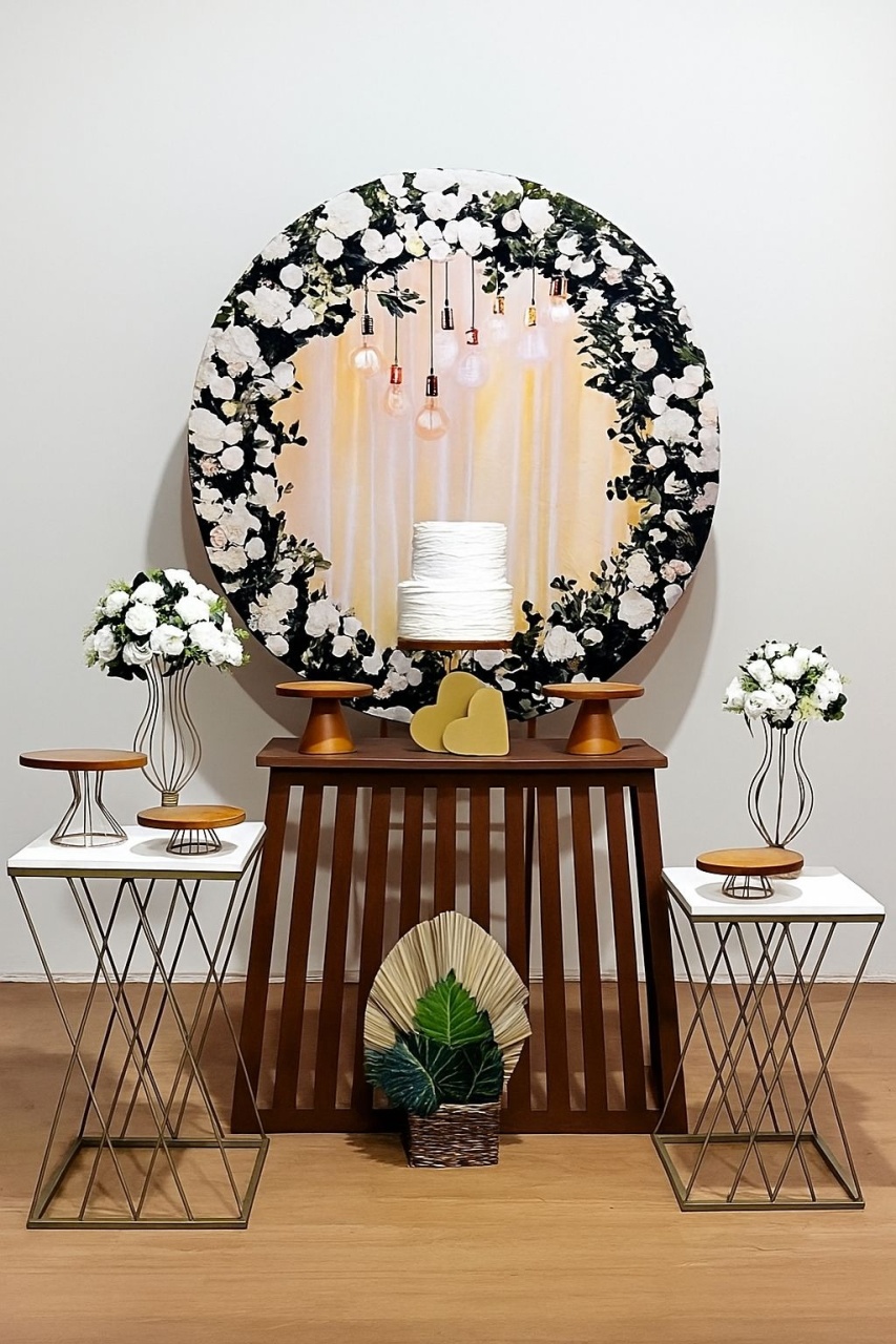Casamento Guirlanda Mesa Rustica - FestAí Pegue Monte