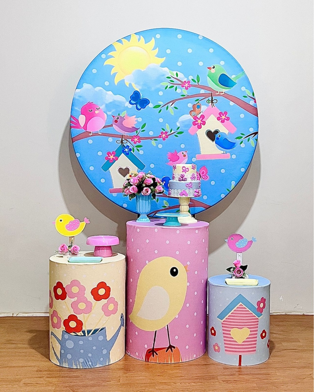 Jardim Passarinhos - Kit Promocional Prata - FestAí Pegue Monte
