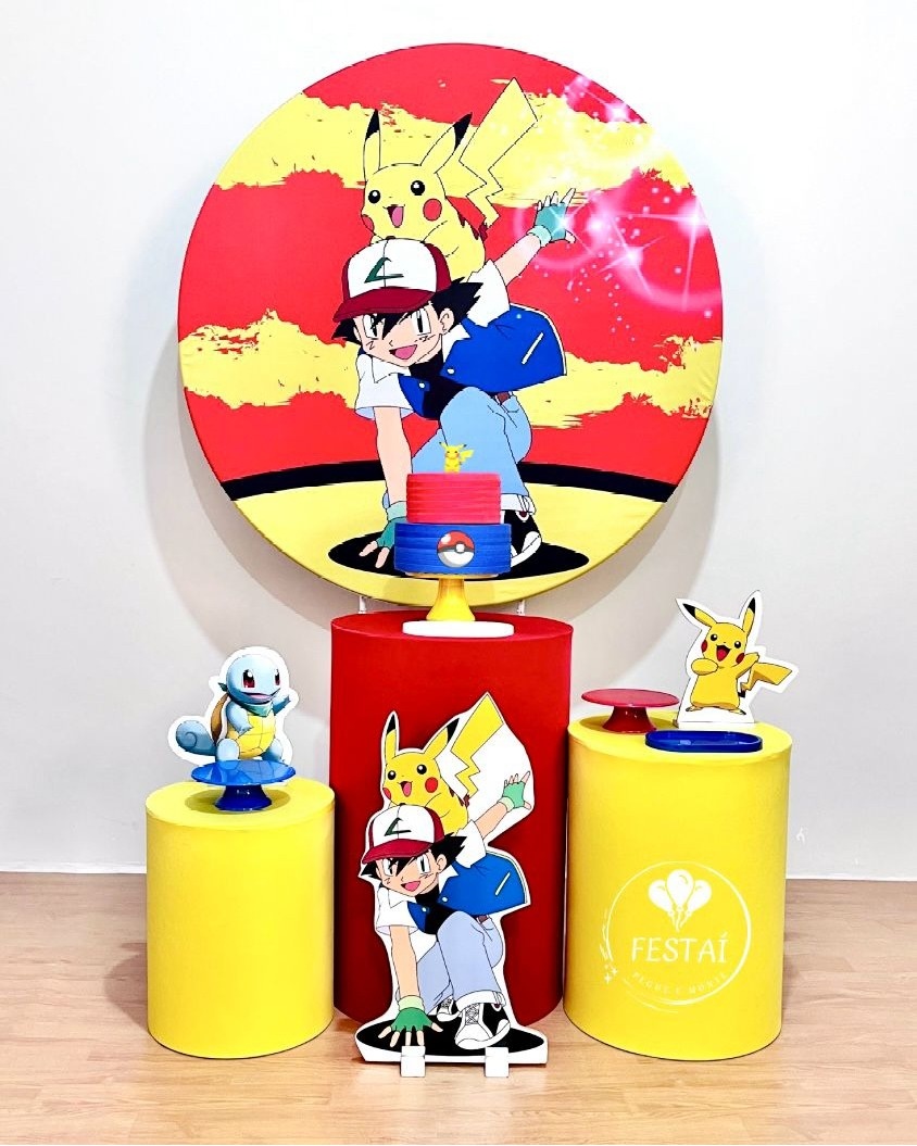 Pokemon - Kit Promocional Prata - FestAí Pegue Monte